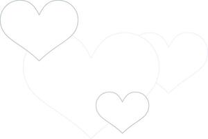 Hearts Creative Icon Design vector