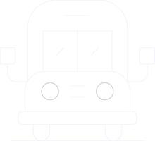 Bus Creative Icon Design vector