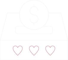 Coin Creative Icon Design vector