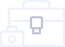 Camera Bag Creative Icon Design vector