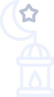 Ramadan Creative Icon Design vector
