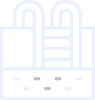 Swimming Pool Creative Icon Design vector