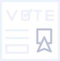 Vote Creative Icon Design vector