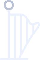 Harp Creative Icon Design vector