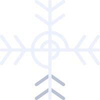 diseño de icono creativo de copo de nieve vector