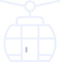 Cable Car Creative Icon Design vector