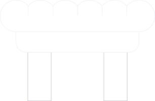 Pouf Creative Icon Design vector