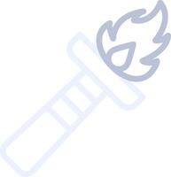 Torch Creative Icon Design vector