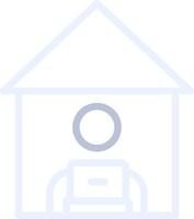Work From Home Creative Icon Design vector