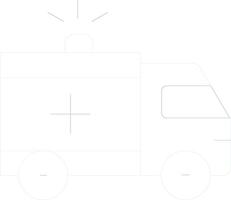 Ambulance Creative Icon Design vector