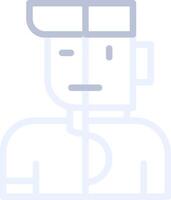 Humanoid Creative Icon Design vector