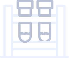 Test Tube Creative Icon Design vector