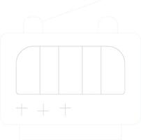 Radio Creative Icon Design vector