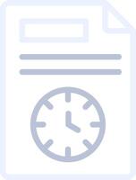 Schedule Creative Icon Design vector