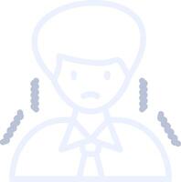 Nervous Creative Icon Design vector