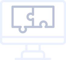 Puzzle Creative Icon Design vector
