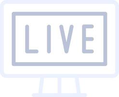 Live Streaming Creative Icon Design vector