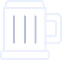 Pint Of Beer Creative Icon Design vector