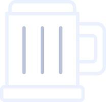 Pint Of Beer Creative Icon Design vector