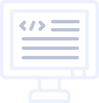 diseño de icono creativo de código vector