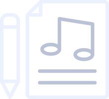 Music Score Creative Icon Design vector