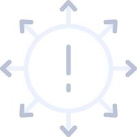Diversification Creative Icon Design vector