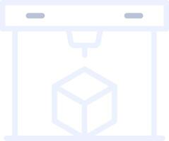 3D Printing Creative Icon Design vector