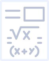 Maths Creative Icon Design vector