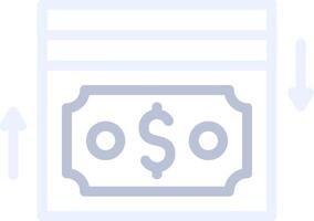 Cash Flow Creative Icon Design vector