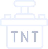 diseño de icono creativo tnt vector