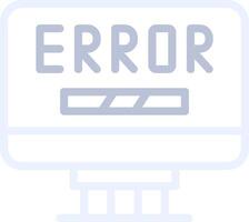Error Creative Icon Design vector
