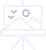 Canvas Creative Icon Design vector