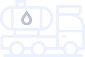 Tanker Truck Creative Icon Design vector