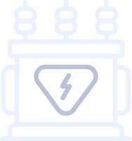 Power Transformer Creative Icon Design vector