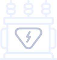 Power Transformer Creative Icon Design vector