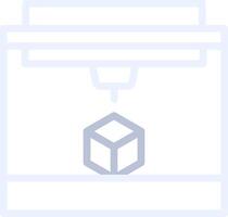 3D Printing Creative Icon Design vector