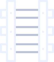 Train Tracks Creative Icon Design vector