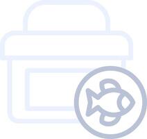 Tackle Box Creative Icon Design vector