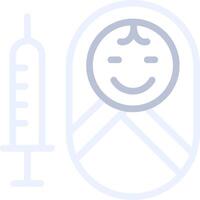 Vaccination Creative Icon Design vector