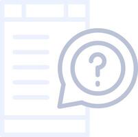 Question Creative Icon Design vector