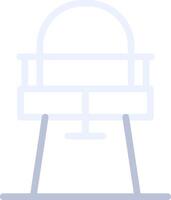 High Chair Creative Icon Design vector