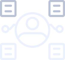 User Predictions Creative Icon Design vector