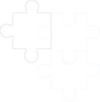 Puzzle Creative Icon Design vector