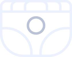 Diaper Creative Icon Design vector