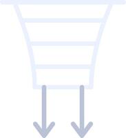 Funnel Creative Icon Design vector