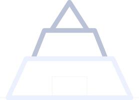 Pyramid Creative Icon Design vector