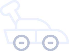 Car Toy Creative Icon Design vector