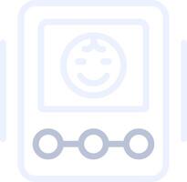 Baby Monitor Creative Icon Design vector