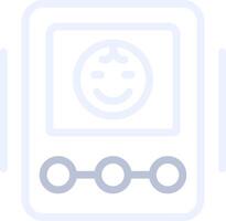 Baby Monitor Creative Icon Design vector