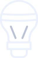 LED Bulb Creative Icon Design vector